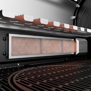 Grill ogrodowy gazowy KOLER Krone S1 Silver 21.6 kW 73 x 46 cm