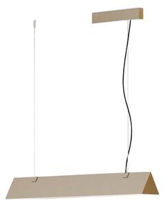 Nowoczesna lampa wisząca Stick So - złota, 90cm