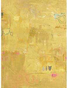 Ręcznie malowany obraz na płótnie 88x118 cm Yellow Petite – Malerifabrikken