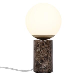 Lampa stołowa Lilly - Art Deco, brązowy marmur