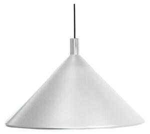 Biała lampa wisząca Cono - stożek 45cm