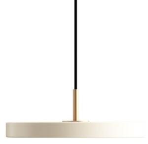 Elegancka lampa wisząca Asteria Mini - płaski klosz, LED