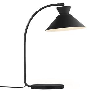 Lampa biurkowa Dial - czarna, regulowany klosz