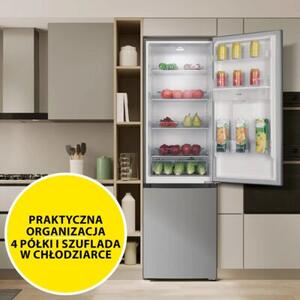 Lodówka CANDY CCH1S518DWX 180cm Stal nierdzewna Dystrybutor wody