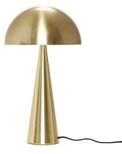 Złota lampa stołowa Mush - szeroki klosz