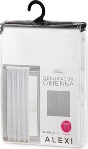 Firana gotowa EUROFIRANY Alexi 140 x 280 cm BiaÅy