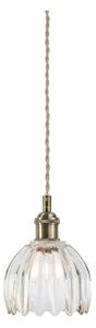 Metalowa lampa wisząca ze szklanym kloszem ø 13 cm Gota – Markslöjd