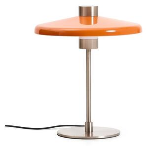 Pomarańczowa lampa stołowa z metalowym kloszem (wysokość 32,5 cm) Nuvira – Kave Home