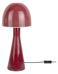 Czerwona lampa stołowa ze szklanym kloszem (wysokość 45 cm) Bombin – Leitmotiv