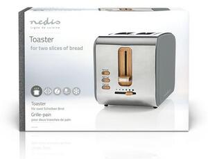 Toster NEDIS KABT510EGY Szary