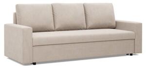 Kanapa 3 osobowa, BLOM, velvet, 220x92x92 cm, beÅ¼owy | TYLETEGOTU