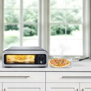 Wielofunkcyjny piec do pizzy TURBOTRONIC TT-PO12 Srebrny 2000W średnica 30 cm