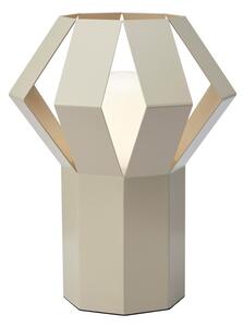 Beżowa metalowa lampa stołowa z metalowym kloszem (wysokość 27 cm) Octa – Markslöjd
