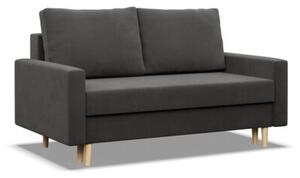 Sofa rozkÅadana, MILO, Mikrofaza, 152x92x92 cm, szary | TYLETEGOTU