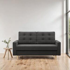 Sofa rozkÅadana, MILO, Mikrofaza, 152x92x92 cm, szary | TYLETEGOTU