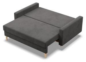 Sofa rozkÅadana, MILO, Mikrofaza, 152x92x92 cm, szary | TYLETEGOTU