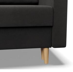 Sofa rozkÅadana, MILO, Mikrofaza, 152x92x92 cm, szary | TYLETEGOTU