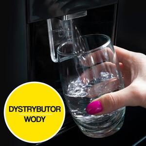 Lodówka BERG CZW180NBM22 No Frost 180cm Czarna Dystrybutor wody