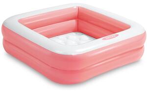 Dmuchany basenik dla dzieci 86x86x25 cm INTEX 57100 pastelowo różowy