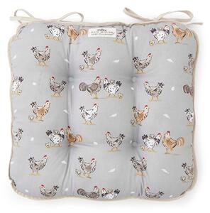Bawełniana poduszka na krzesło 36x34 cm Hen House – Cooksmart ®