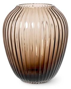 Brązowy szklany wazon Kähler Design Hammershøi, wys. 18,5 cm
