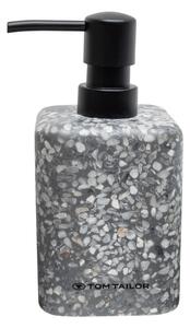 Szary dozownik do mydła z żywicy polimerowej 270 ml Tom Tailor T-Terrazzo – Wenko