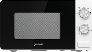 Kuchenka mikrofalowa GORENJE MO17E1W 700W średnica 24.5 cm pojemność 17L AquaClean Biały