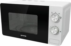 Kuchenka mikrofalowa GORENJE MO17E1W 700W średnica 24.5 cm pojemność 17L AquaClean Biały