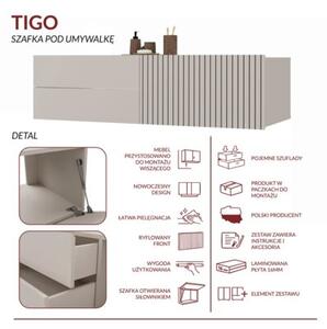 Szafka łazienkowa TIGO 1D2S kaszmir 140x53x37,5 1 szt