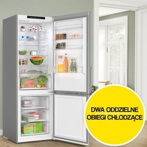 Lodówka BOSCH KGN49LBCF No frost 203cm Czarna