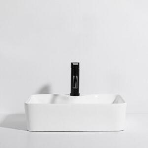 Umywalka Nablatowa Ceramiczna Stawiana Biała