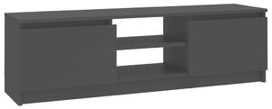 Szafka pod TV, czarna, 120 x 30 x 35,5 cm, płyta wiórowa