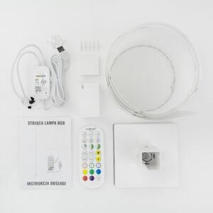 Lampa podłogowa muzyczna RGB+W LED z pilotem Ecolight EC20545
