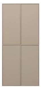 Kremowa szafa modułowa z litego drewna sosnowego 100x220 cm Daily – vtwonen