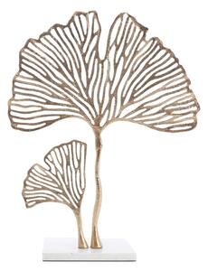 Metalowa figurka (wysokość 48 cm) Leaf – Light & Living