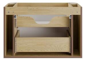 Szafka pod umywalkę OVALIA CREMONA 2S 80cm dąb cremona