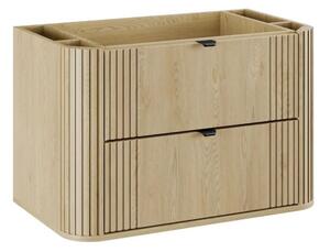 Szafka pod umywalkę OVALIA CREMONA 2S 80cm dąb cremona