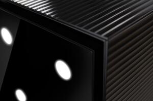 Okap wyspowy Quadro Moderno Glass Black 41 cm