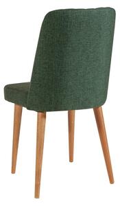 Zielone aksamitne krzesło Stormi Sandalye – Kalune Design