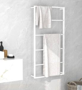 Biała nowoczesna drabinka do łazienki - Izuno 3X