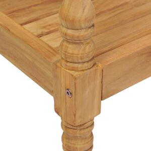 Drewniana ławka ogrodowa Rea 3X - brązowa
