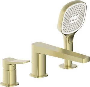 Bateria wannowa natynkowa KFA ARMATURA Malaga 4525-210-31 Złoto szczotkowane