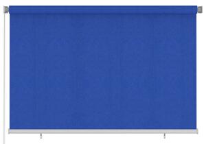 Roleta zewnętrzna, 220x140 cm, niebieska, HDPE