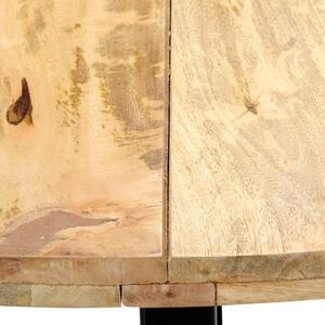 Stół okrągły z drewna Mavin 3X – brązowy