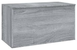 Skrzynia, szary dąb sonoma 84x42x46 cm, materiał drewnopochodny