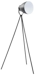 Czarna loftowa lampa trójnóg podłogowa z włącznikiem - EX109-Vella