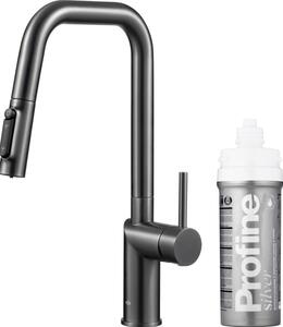 Bateria kuchenna stojÄ ca KFA ARMATURA Duero Pure Style z filtrem wody Szary metaliczny 6623-314-61