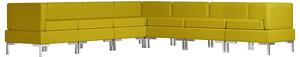 7-częściowy żółty zestaw wypoczynkowy - Marsala 7D