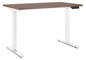 Biurko elektryczne Astra biaÅy/walnut 160x70