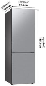Lodówka SAMSUNG RB33B612ESA EF No frost 185.3cm Metaliczny grafit